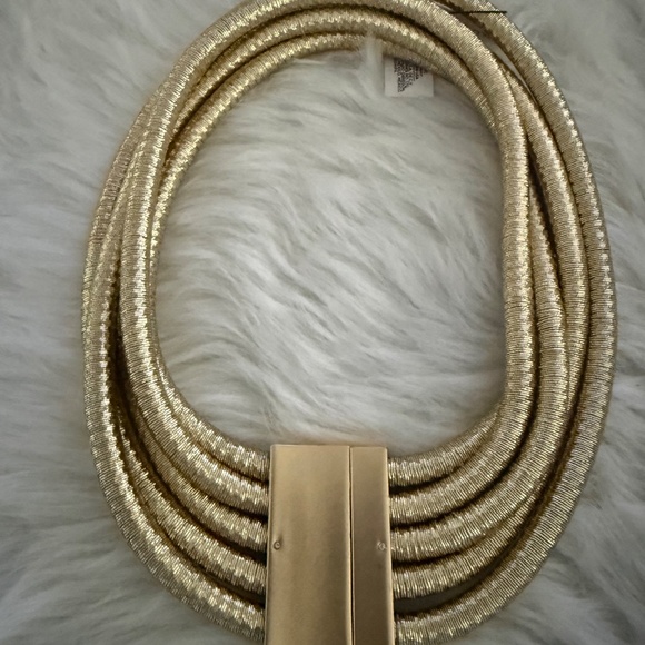 Chico's Gold Blush Collection Choker Necklace - Picture 5 of 6